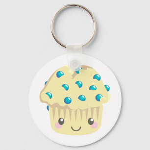 More Kawaii Muffin Faces Keychain