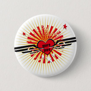 "More Love" 2 Inch Round Button