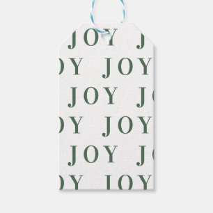More Love, More Joy   Green Gift Tags
