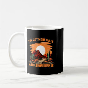 More Miles Than Marathon Runner Sarcastic Cross Co Coffee Mug
