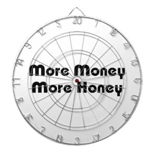 More Money More Honey Dartboard
