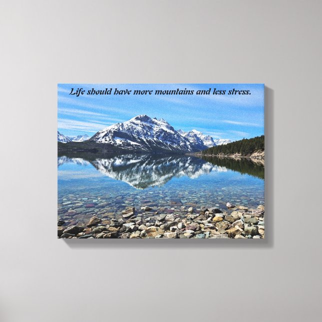 More mountains canvas print (Front)