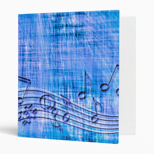 more music blue binder