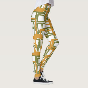 More Open Mid-Century Modern Rectangles Again  Leggings