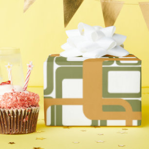 More Open Mid-Century Modern Rectangles Again  Wrapping Paper