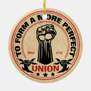 More Perfect Union 1016 Ceramic Ornament