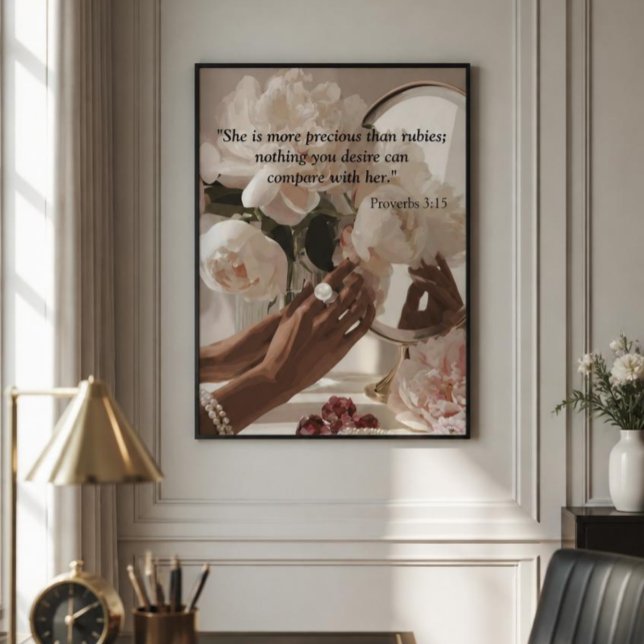“More Precious Than Rubies " Acrylic Sign (Creator Uploaded)