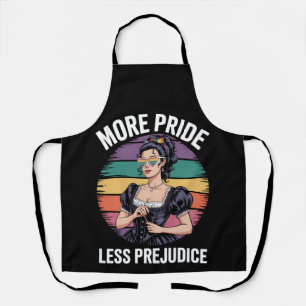 More Pride Less Prejudice LGBTQ Gay Pride Ally Apron