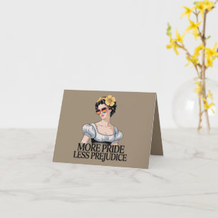 More Pride Less Prejudice LGBTQ Proud Ally Pride Card
