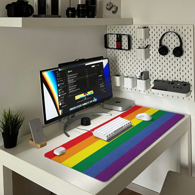 More Pride Less Prejudice Pride Month LGBTQ Desk Mat (Creator Uploaded)