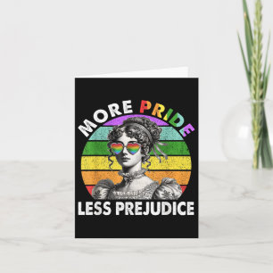 More Pride Less Prejudice Pride Month Lgbtq Gay Le Card