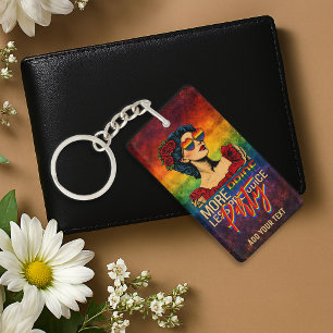 More Pride Less Prejudice Pride Month LGBTQ Keychain