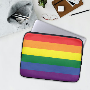 More Pride Less Prejudice Pride Month LGBTQ Laptop Sleeve