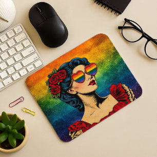 More Pride Less Prejudice Pride Month LGBTQ Mouse Pad