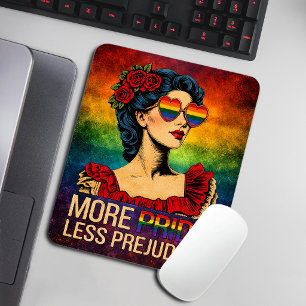 More Pride Less Prejudice Pride Month LGBTQ Mouse Pad