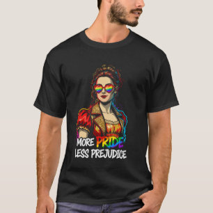 More Pride Less Prejudice Pride Month LGBTQ+ Stre T-Shirt