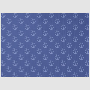 More Red and Navy Nautical Series Design 12 Tissue Paper
