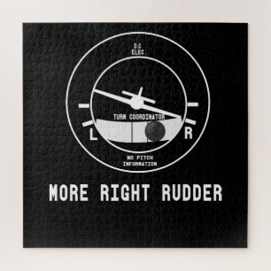 More Right Rudder Cfi Flight Instructor Pilot Gift Jigsaw Puzzle