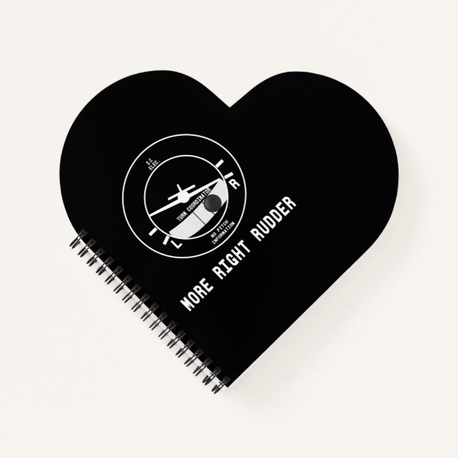 More Right Rudder Cfi Flight Instructor Pilot Gift Notebook (Front)