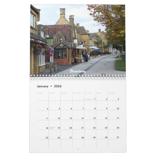More Scenic England Calendar (Jan 2026)