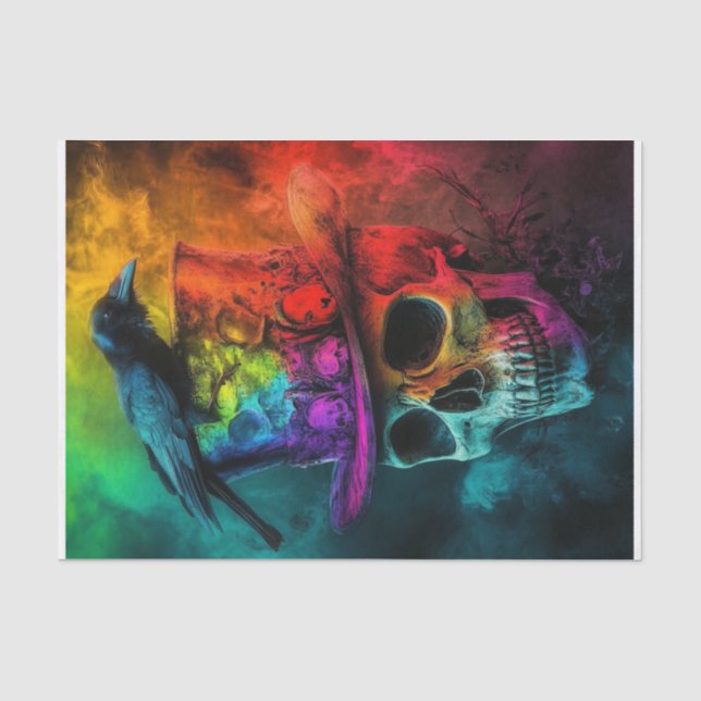 More Skull Lyfe1 Tissue Paper (Front)