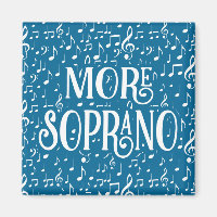 More Soprano - Blue White Singer