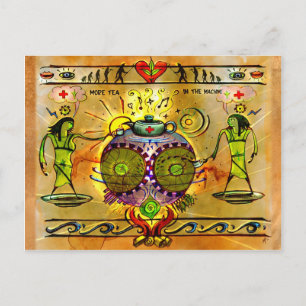 More Tea postcard