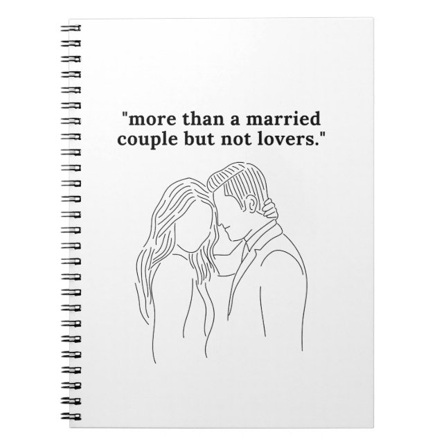 More Than a Married Couple, But Not Lovers Notebook (Front)
