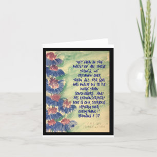 More than Conqueror Note Card