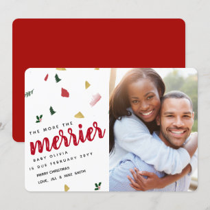 More the Merrier Holiday Pregnancy Announcement