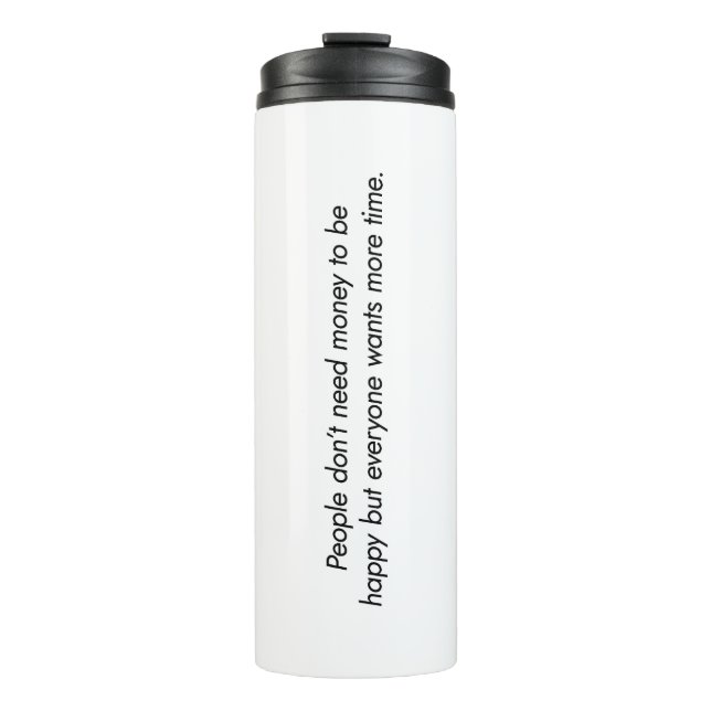 More Time Thermal Tumbler (Front)