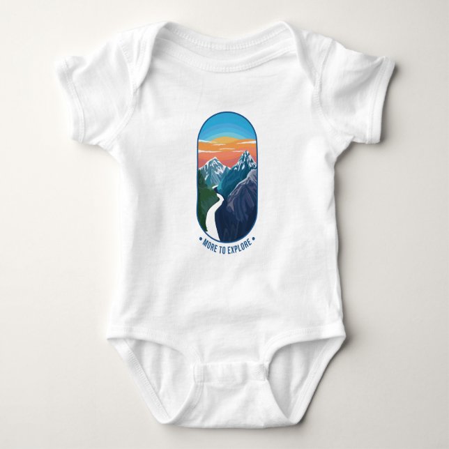 More to explore baby bodysuit (Front)