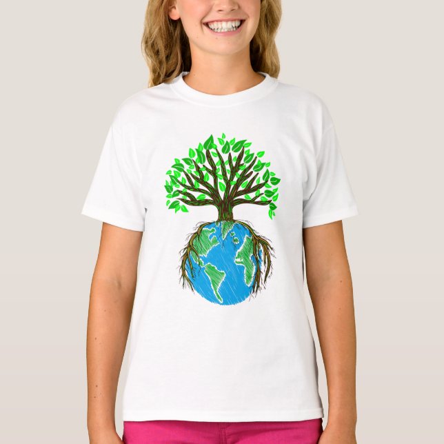 More Trees Please, Earth Day T-Shirt (Front)