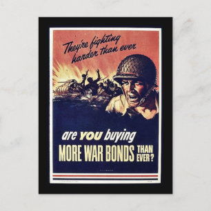 More War Bonds Postcard