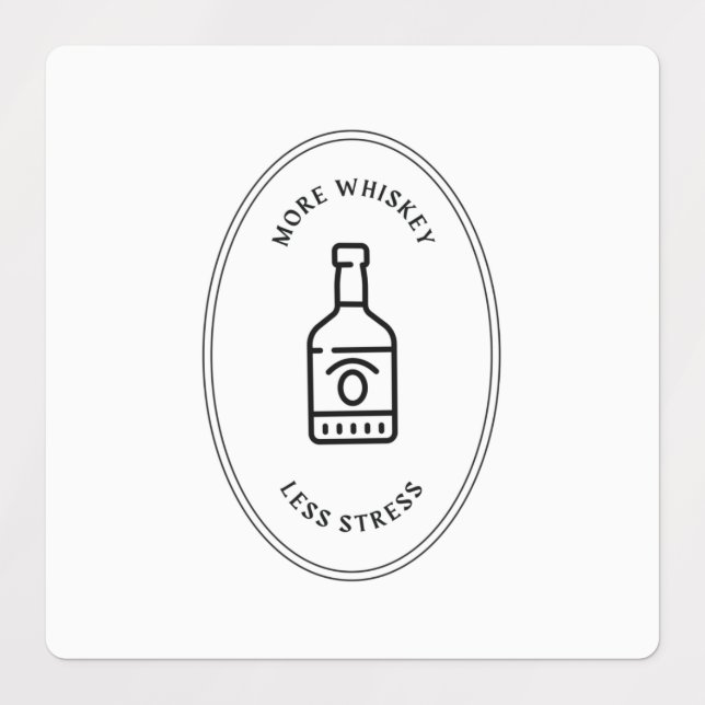 More whiskey less stress (Design 1)