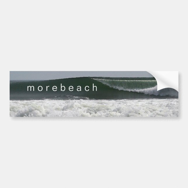 morebeach bumper sticker (Front)