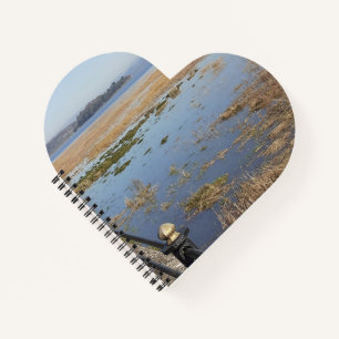 Morecambe Bay High Tide Heart Notebook