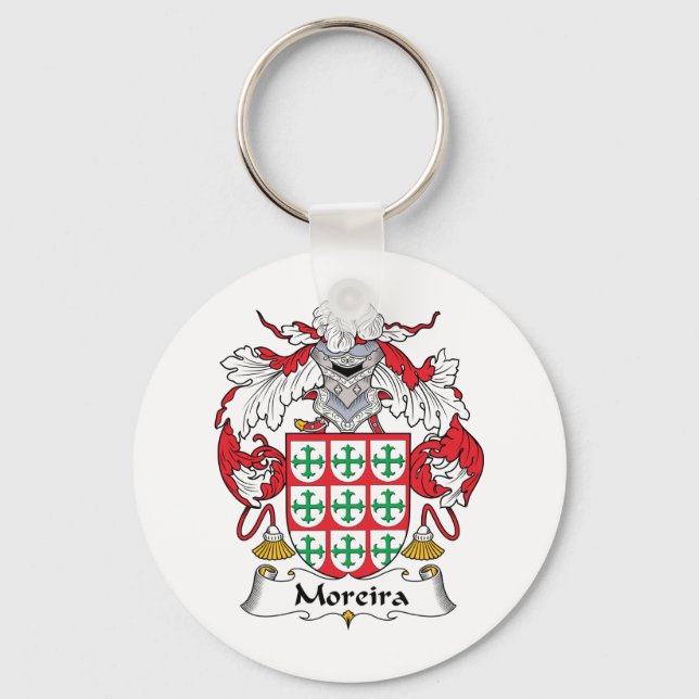 Moreira Family Crest Keychain (Front)