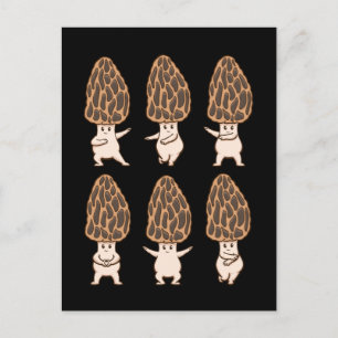 Morel Mushroom Fungi Hunter Mycology Gift Morels Postcard