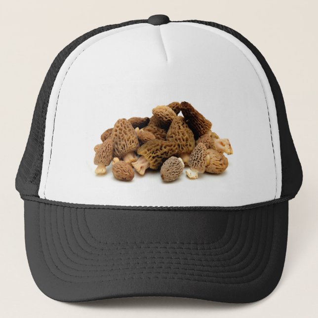 Morel Mushroom Trucker Hat (Front)
