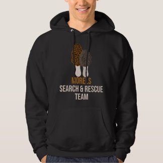 Morel Search Rescue Team Hunting Mushroom Hunter F Hoodie