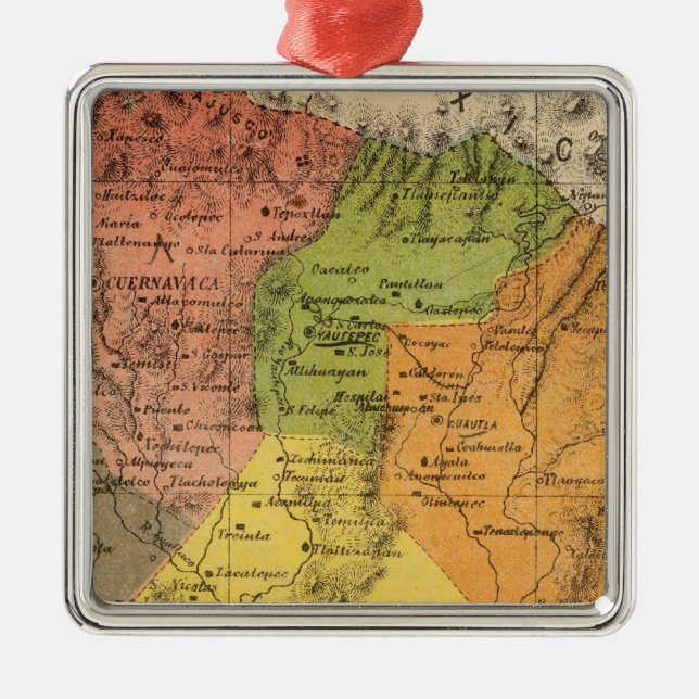 Morelos, Mexico Metal Ornament (Front)