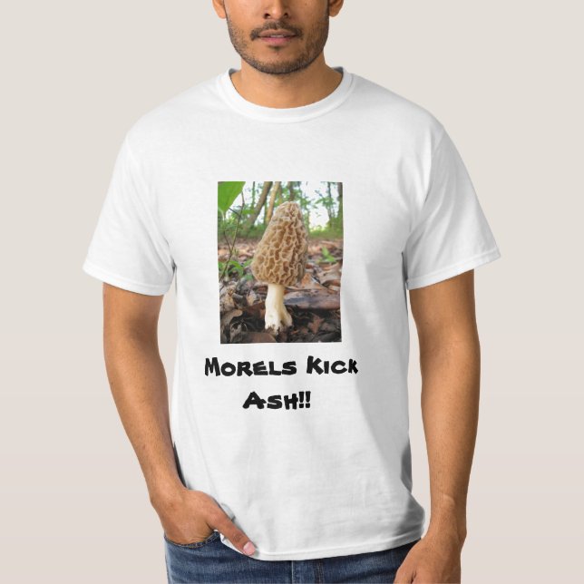 Morels Kick Ash!! Tee (Front)