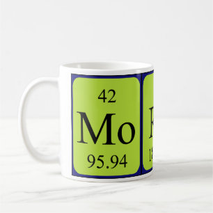 Morena periodic table name mug