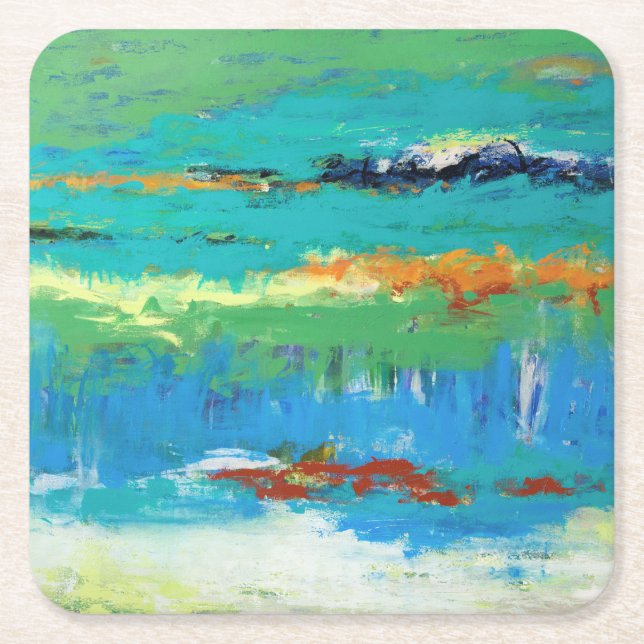 Moreover Square Paper Coaster (Front)