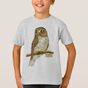 Morepork Ruru New Zeland Bird T-Shirt