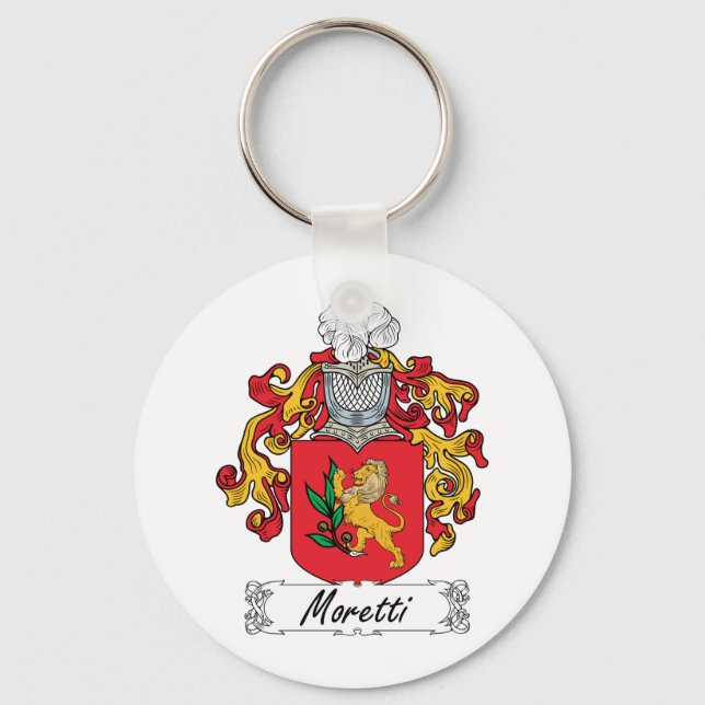 Moretti Family Crest Keychain (Front)