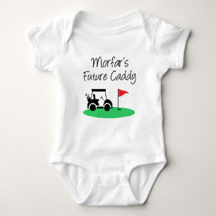 Morfar's Future Caddy Swedish Grandchild Baby Bodysuit