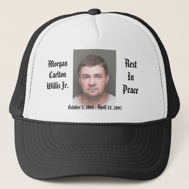 Morgan Cap-Black Trucker Hat (Front)