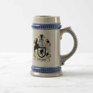 Morgan Family Crest Beer Stein